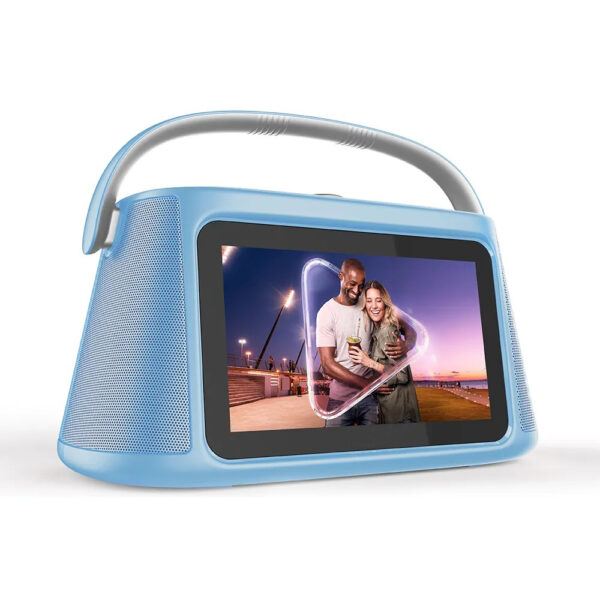 Smart Portable Karaoke Speaker Built in 10.1'' Karaoke Touch Screen,All-in-One Karaoke Machine,Support TV/WiFi/Singing