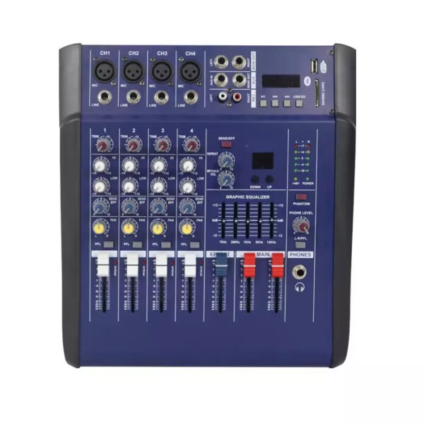 4 Channel Audio Power Mixer Amplifier Dj Console SM-MX402